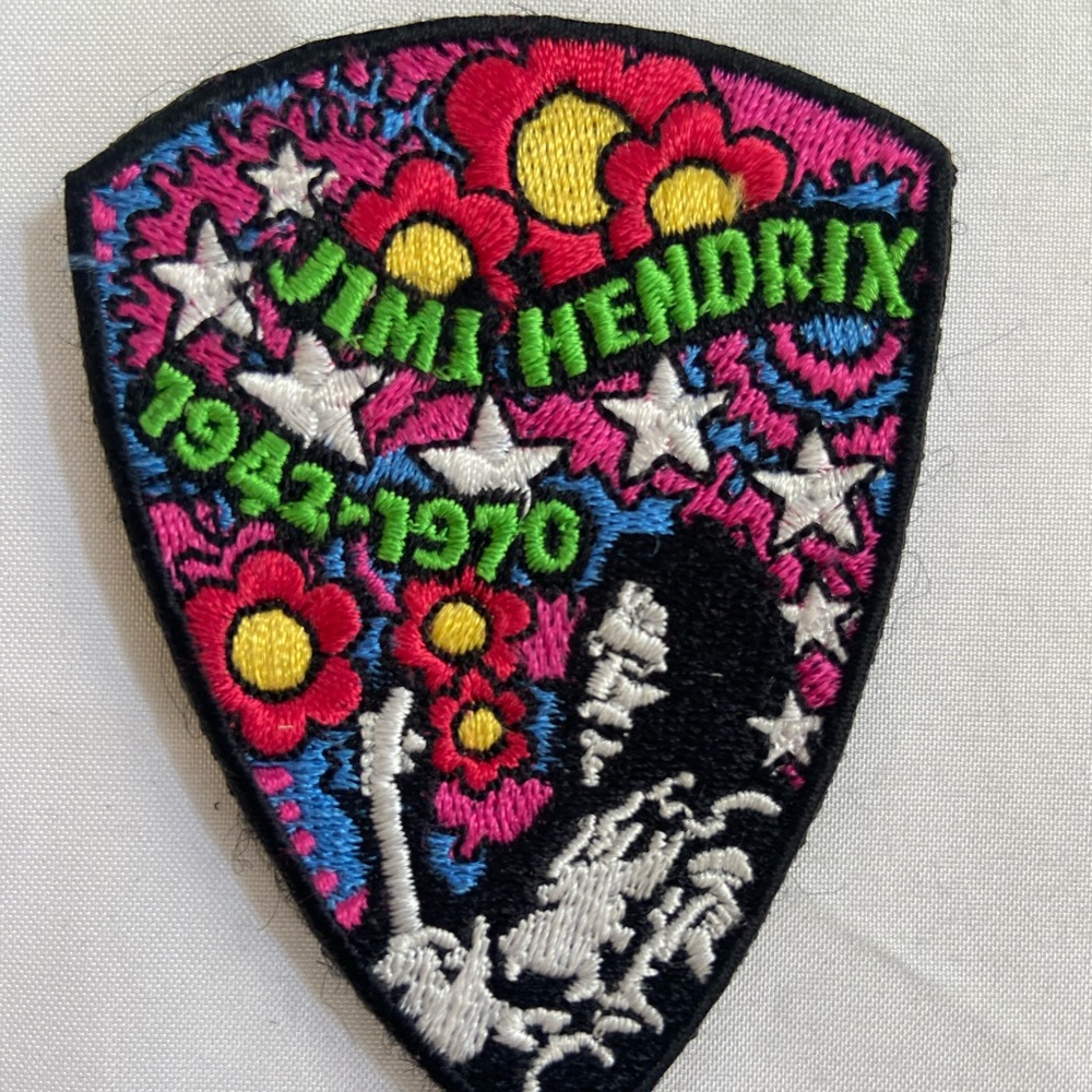 Rare Jimi Hendrix Memorial Patch